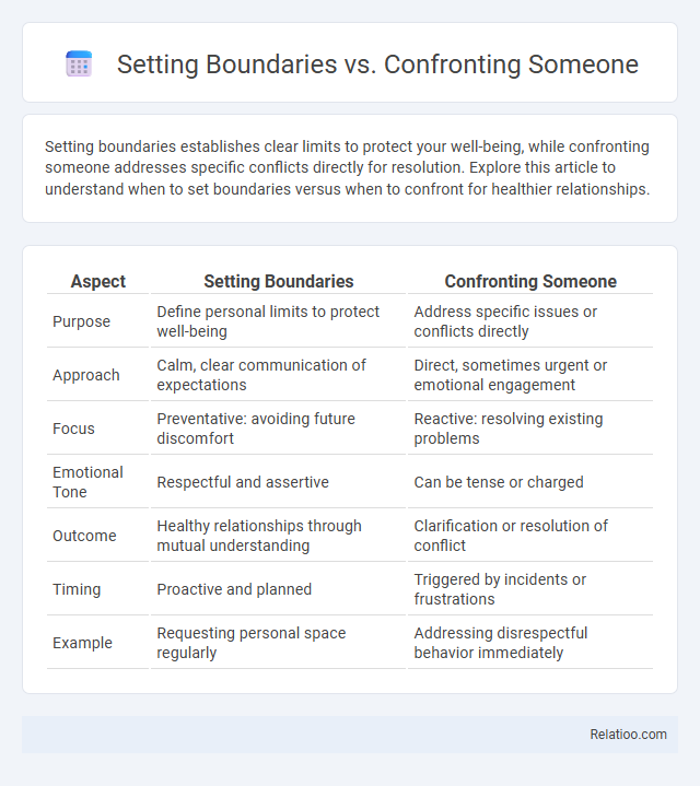 Setting Boundaries vs. Confronting Someone - What is The Difference?