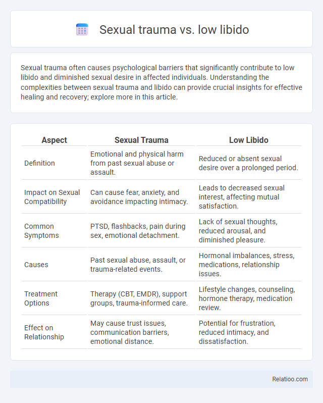 Sexual trauma vs. low libido - What is The Difference?