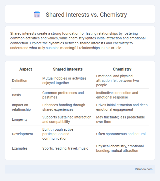Shared Interests vs. Chemistry - What is The Difference?