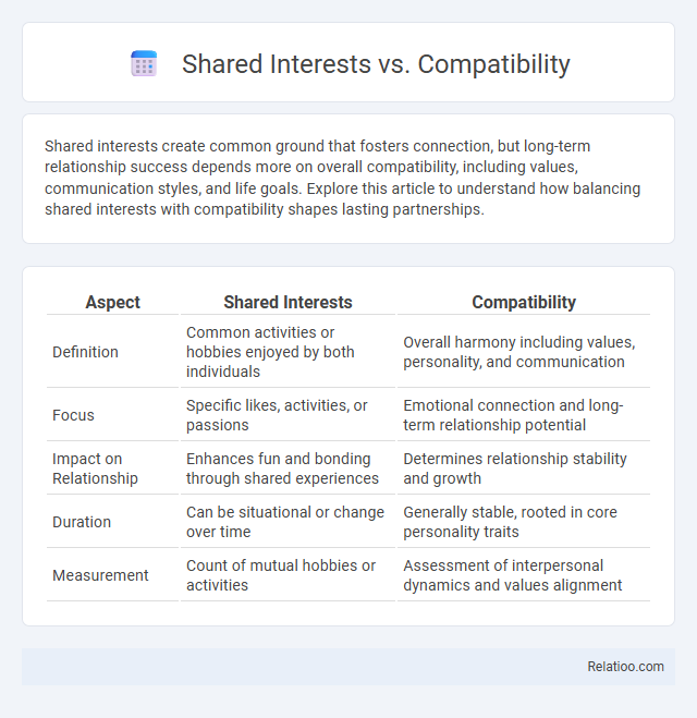 Shared Interests vs. Compatibility - What is The Difference?