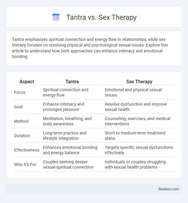 Tantra vs. Sex Therapy - What is The Difference?