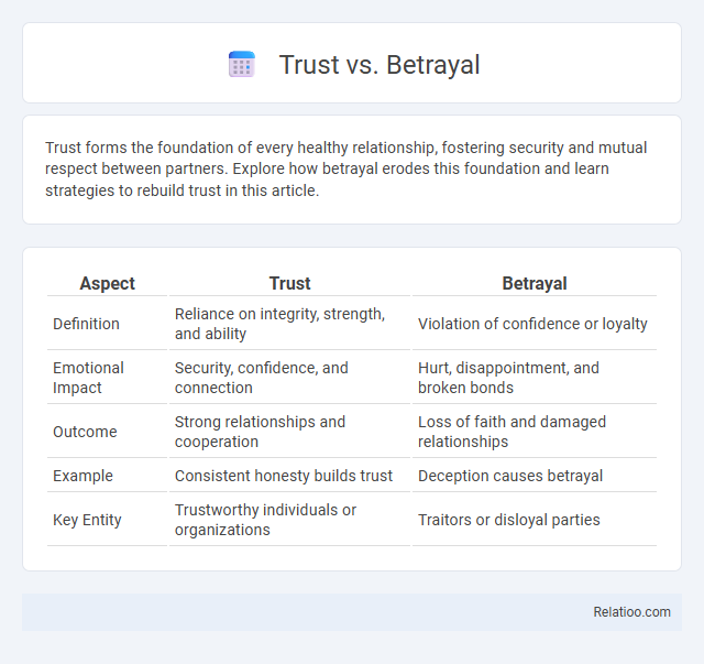 Trust vs. Betrayal - What is The Difference?
