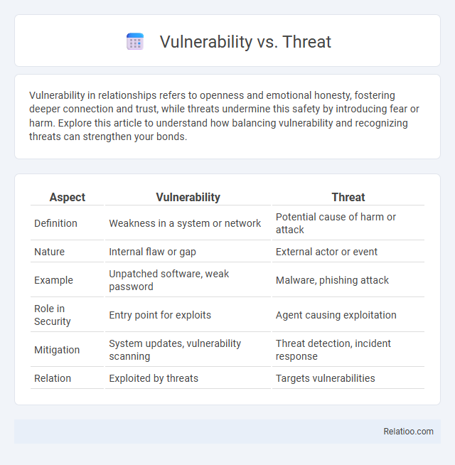Vulnerability vs. Threat - What is The Difference?
