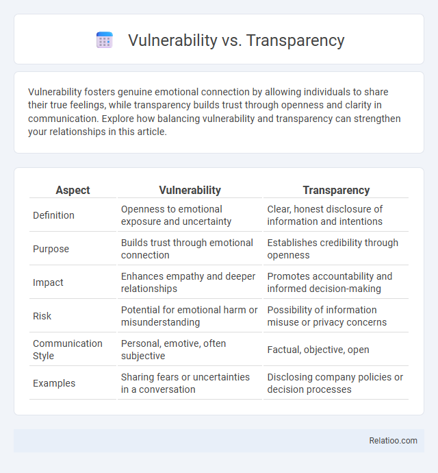 Vulnerability vs. Transparency - What is The Difference?